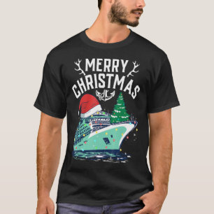 Merry Christmas Cruise Ship Family Christmas Santa T-Shirt
