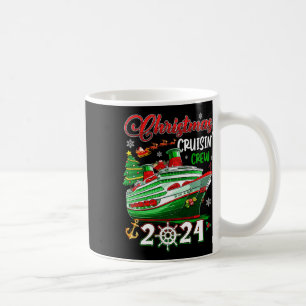 Merry Christmas Cruisin' Crew 2024 Xmas Cruise Paj Coffee Mug