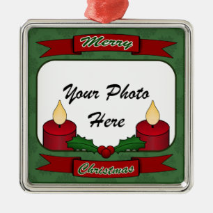 Merry Christmas! Custom Photo Ornament