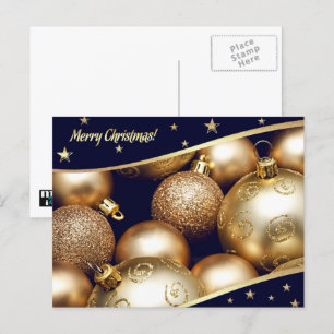 Merry Christmas. Customizable Christmas Postcards