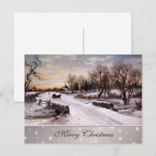Merry Christmas. Customizable Christmas Postcards
