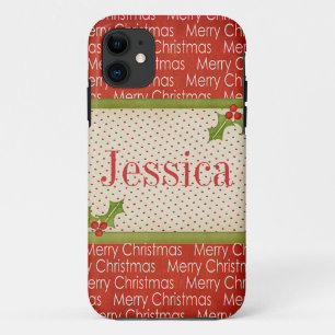 Merry Christmas customizable iphone 5 cover