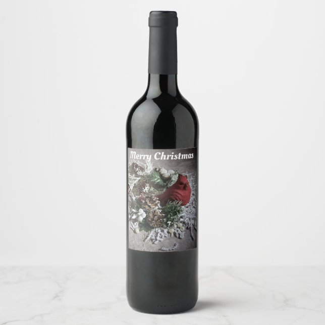 Merry Christmas Customizable label (Front)