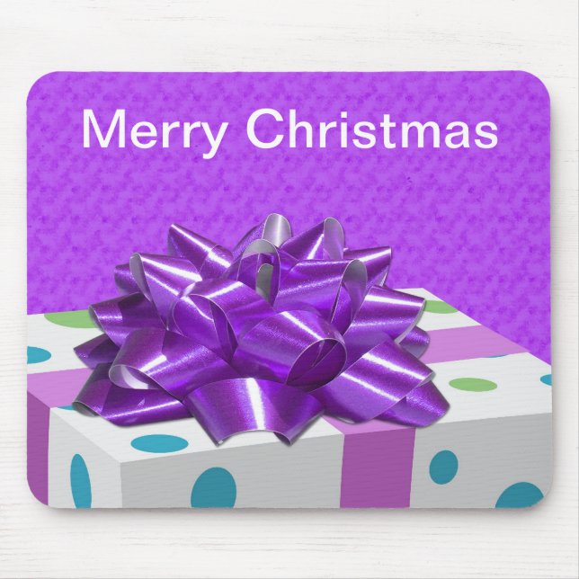 Merry Christmas Customizable Mouse Pad (Front)