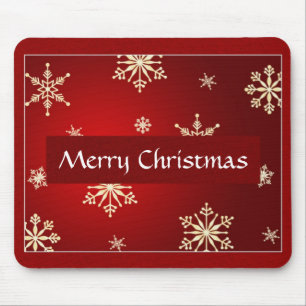 Merry Christmas Customizable Mouse Pad