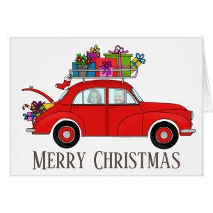 Merry Christmas customizable photo card
