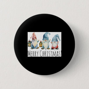 Merry Christmas Cute Christmas Gnomes T Shirt 2 Inch Round Button