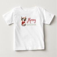 Merry Christmas cute cow 