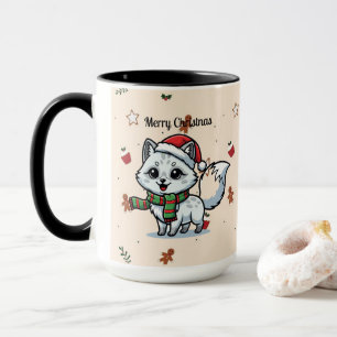 Merry Christmas   Cute Dog Christmas Mug