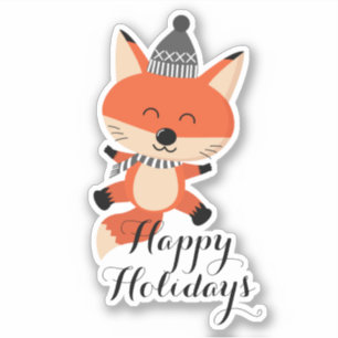 Merry Christmas Cute Fox ID854