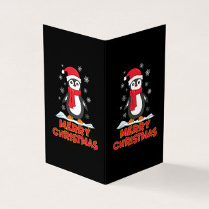 Merry Christmas Cute Penguin