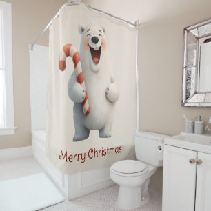 Merry Christmas Cute Polar Bear Design