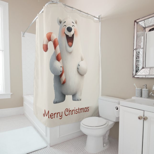 Merry Christmas Cute Polar Bear Design (In Situ)