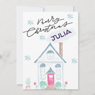 merry christmas cute rustis funny card 