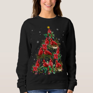 Merry Christmas Cutest Cardinal Bird Lovers Xmas L Sweatshirt
