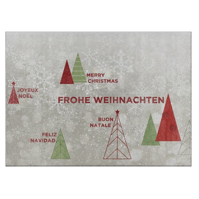 Merry Christmas Cutting Board (Front)