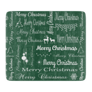 Merry Christmas Cutting Board