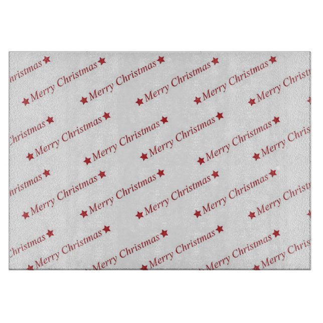 Merry Christmas Cutting Board (Front)