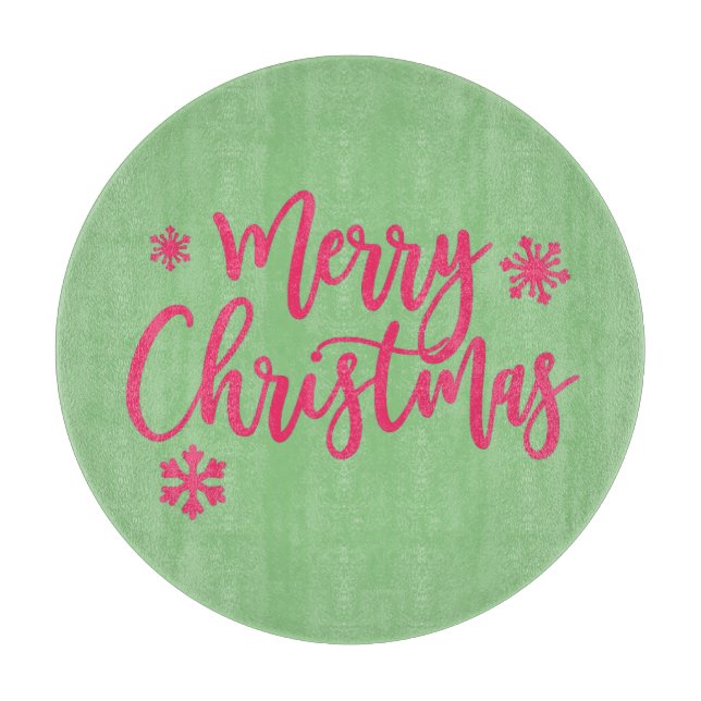 Merry Christmas Cutting Board (Front)