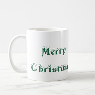 Merry Christmas Dachshund Puppy Coffee Mug