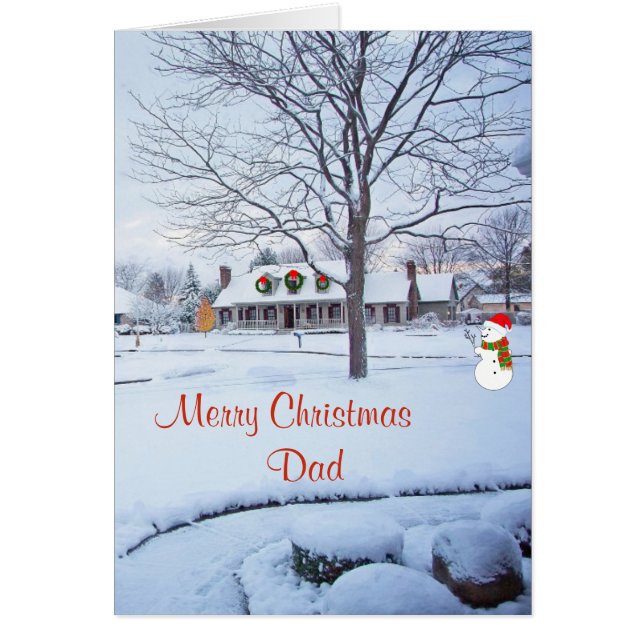 Merry Christmas Dad (Front)