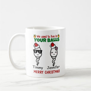 Merry Christmas dad 2 kids Coffee Mug