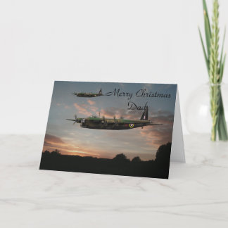 Merry Christmas Dad Holiday Card