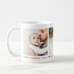 Merry Christmas Daddy 3 Photo Custom Coffee Mug<br><div class="desc">Custom printed coffee mug personalized with your photos and a custom "Merry Christmas, Daddy" message. Add 3 special photos and use the design tools to write your own message for Christmas or any occasion. Click customize it to change the text fonts and colours, move things around or add more photos...</div>