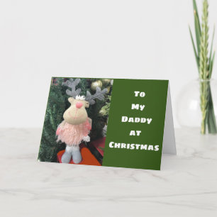 **MERRY CHRISTMAS DADDY** FROM DAUGHTER CARD