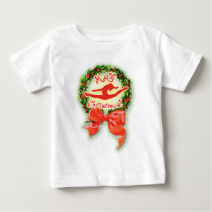 Merry Christmas Dance Dancer Gymnasitcs Baby T-Shirt