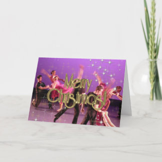 Merry Christmas Dancers PERSONALIZED Holiday Card