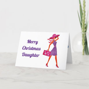 MERRY CHRISTMAS ***DAUGHTER*** HOLIDAY CARD