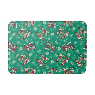 Merry Christmas   Deck the Halls Mickey & Donald Bath Mat