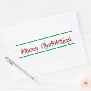 Merry Christmas Decorated Text Sticker