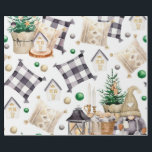 Merry Christmas Decoration Gnome Wrapping Paper<br><div class="desc">Adorable cute gnomes with decorations.</div>