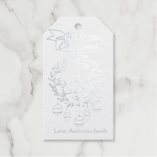 Merry Christmas Decorations Gift Tags