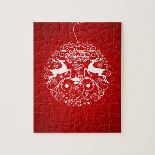 Merry Christmas Deer Friends! Jigsaw Puzzle