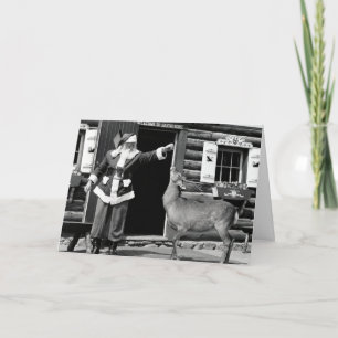 Merry Christmas Deer! Holiday Card