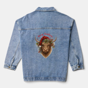 Merry Christmas Denim Jacket