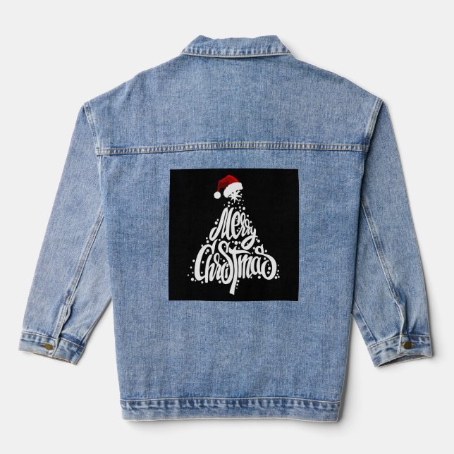 Merry Christmas                              Denim Jacket (Back)
