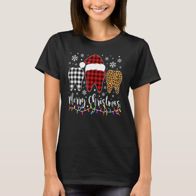 Merry Christmas  Dental Christmas T-Shirt (Front)