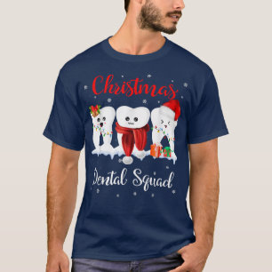 Merry Christmas Dental Squad Tooth Fairy Dentist S T-Shirt
