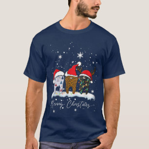 Merry Christmas Dentist Teeth Santa Hat Xmas Denta T-Shirt