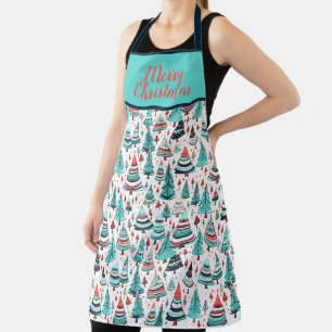 MERRY CHRISTMAS DESIGN APRON