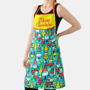 MERRY CHRISTMAS DESIGN  APRON