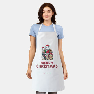 Merry Christmas Design Apron