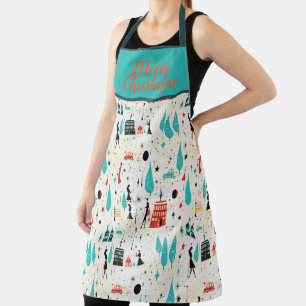 MERRY CHRISTMAS DESIGN APRON