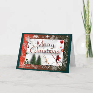 Merry Christmas Design Holiday Card