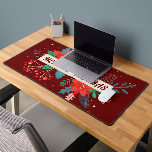 Merry Christmas Desk Mat
