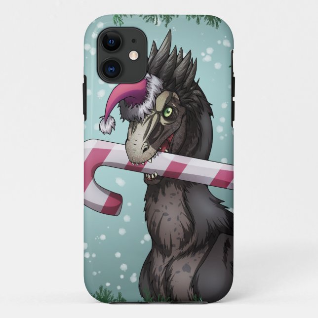 Merry Christmas Dinosaur  Case-Mate iPhone Case (Back)
